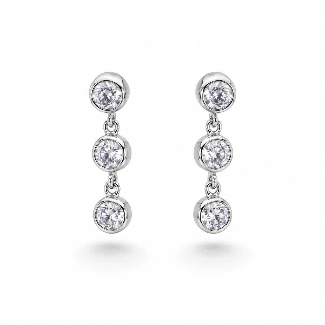 925 sterling silver zircon jewelry set alternate view