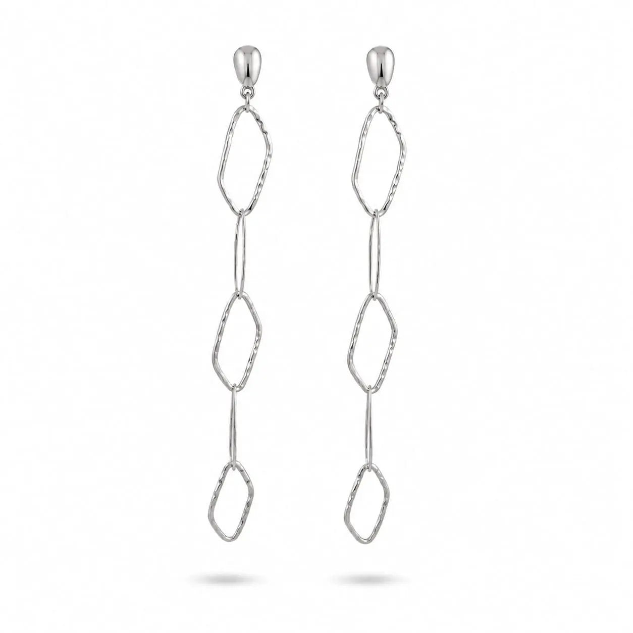 925 Sterling Silver Gold Plated Multi-Color Marquise Cut Gemstone Halo Dangle Earrings
