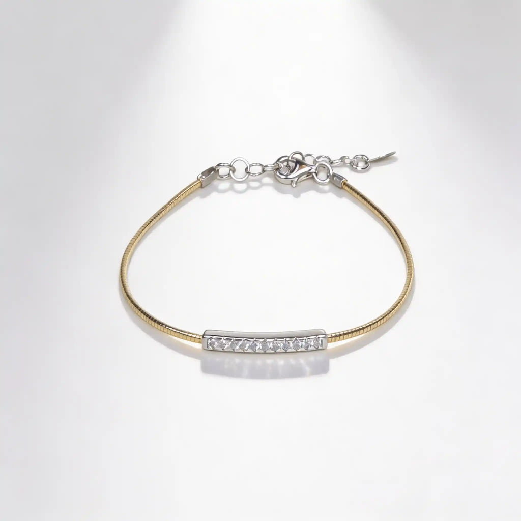 925 Sterling Silver Minimal Bar Bracelet