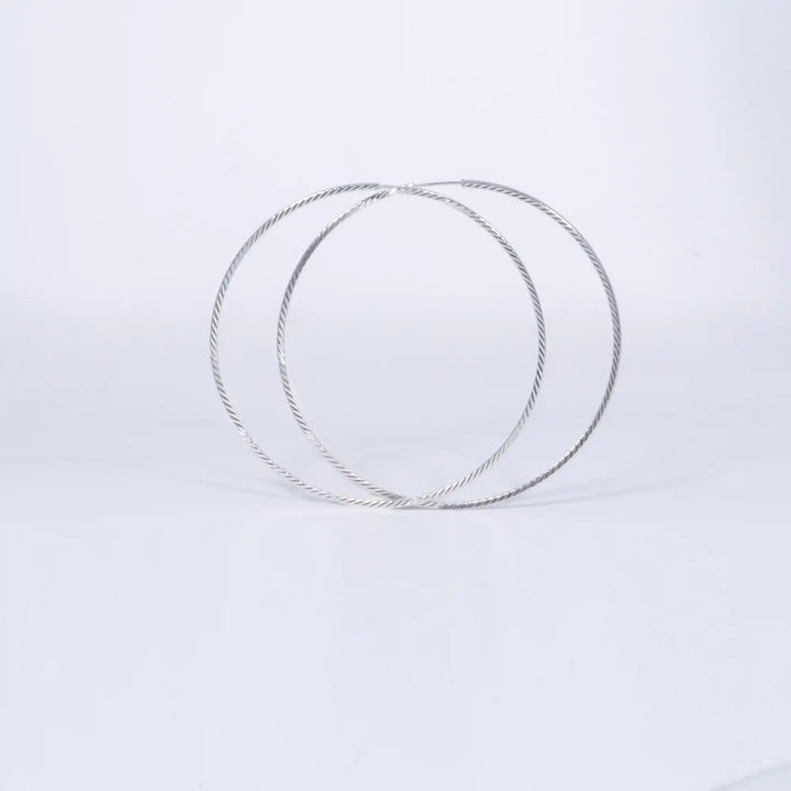 925 Sterling Silver Hoop Earrings