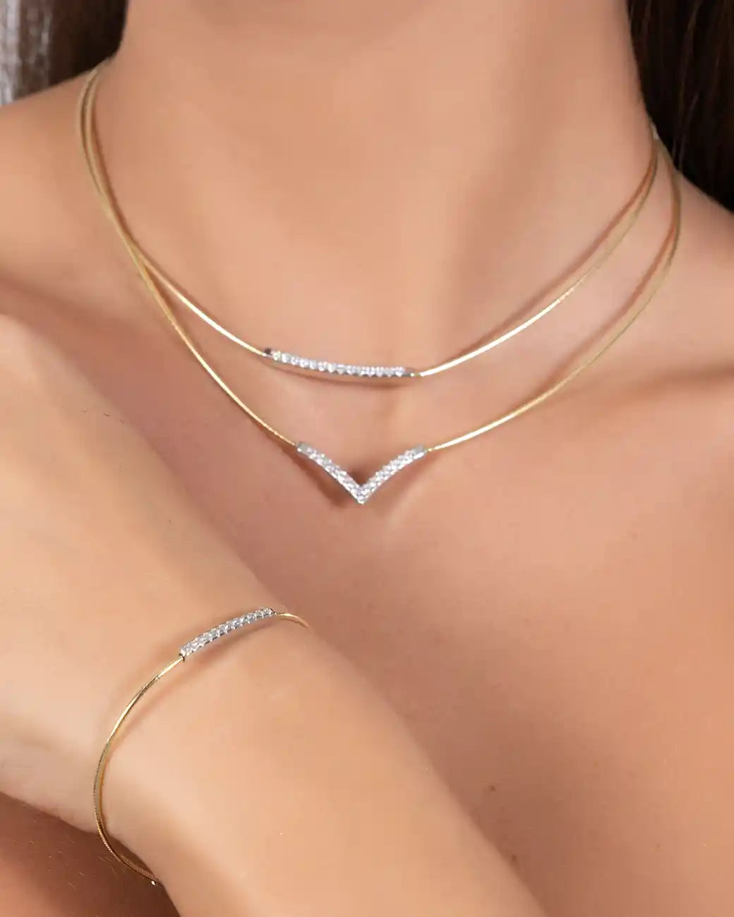 925 Sterling Silver Bar Necklace