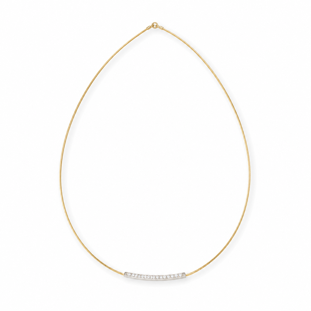 925 Sterling Silver Bar Necklace