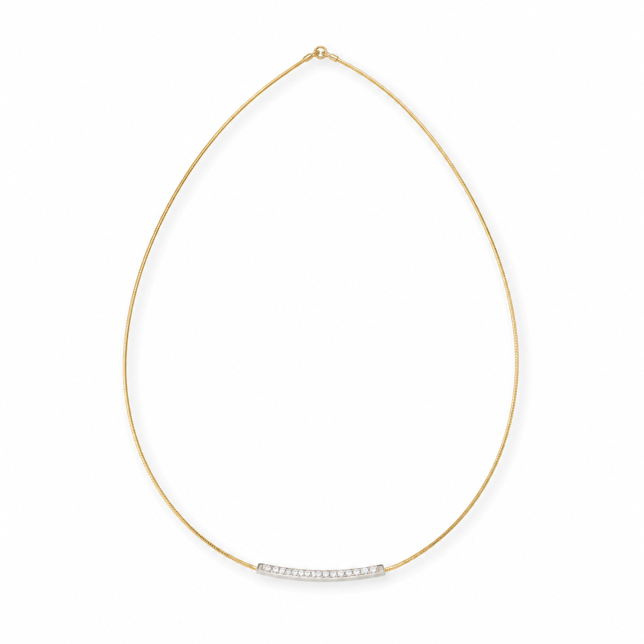 925 Sterling Silver Bar Necklace