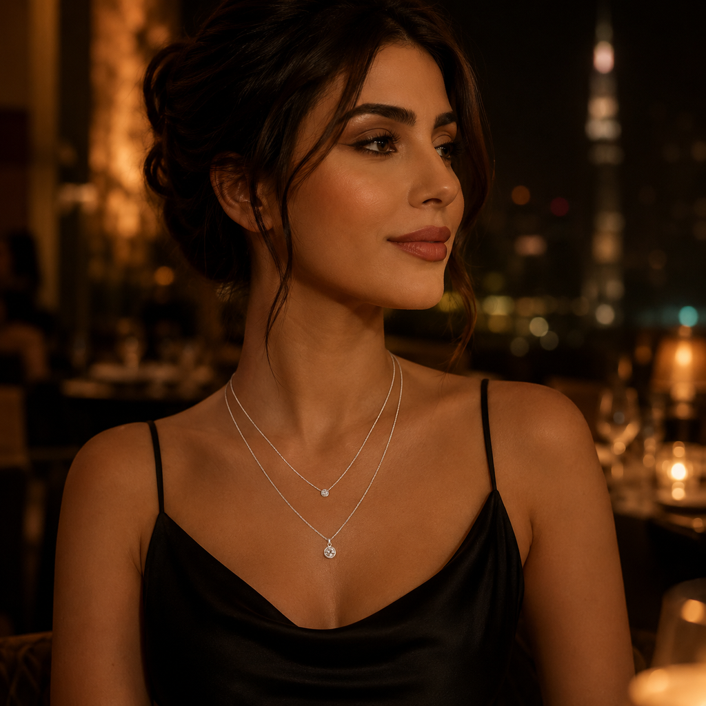 925 Sterling Silver Layered Necklace