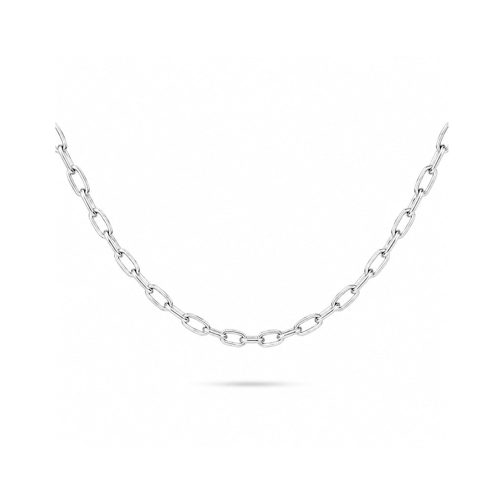 925 Sterling Silver Paperclip Chain Necklace