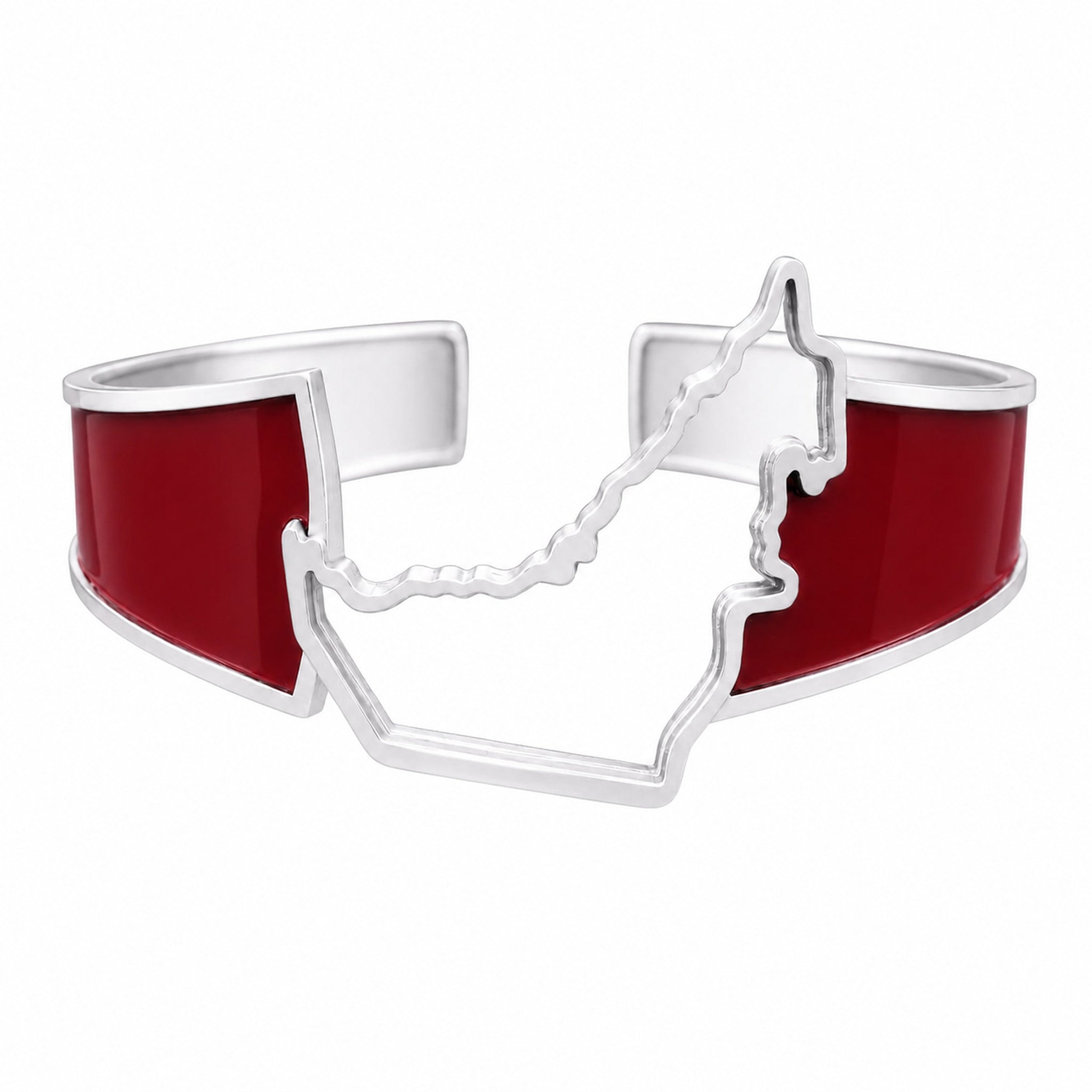 SAMVELLI UAE Map Rouge 925 sterling silver bangle